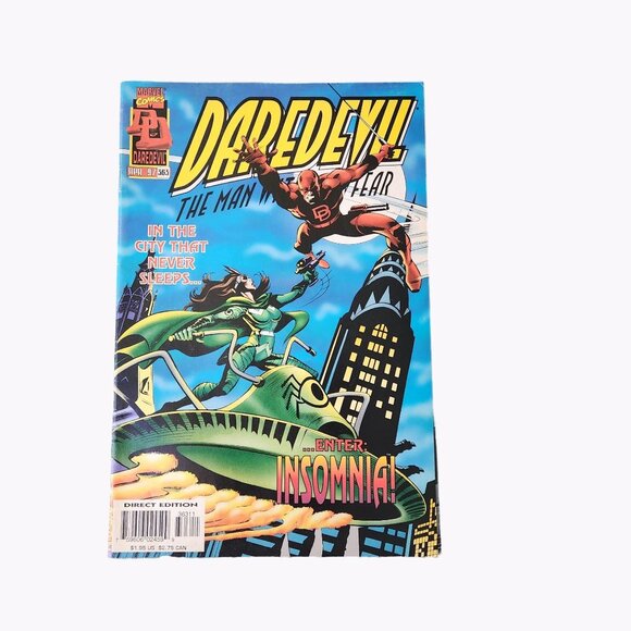 Marvel Daredevil #363 Enter Insomnia Comic Book Collector Bagged Boarded - Picture 1 of 3